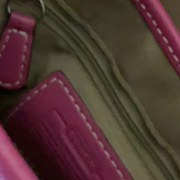 Beautiful coach bag great used condition FIRM - Picture 5 of 10